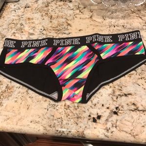 Pink hipster colorful underwear
